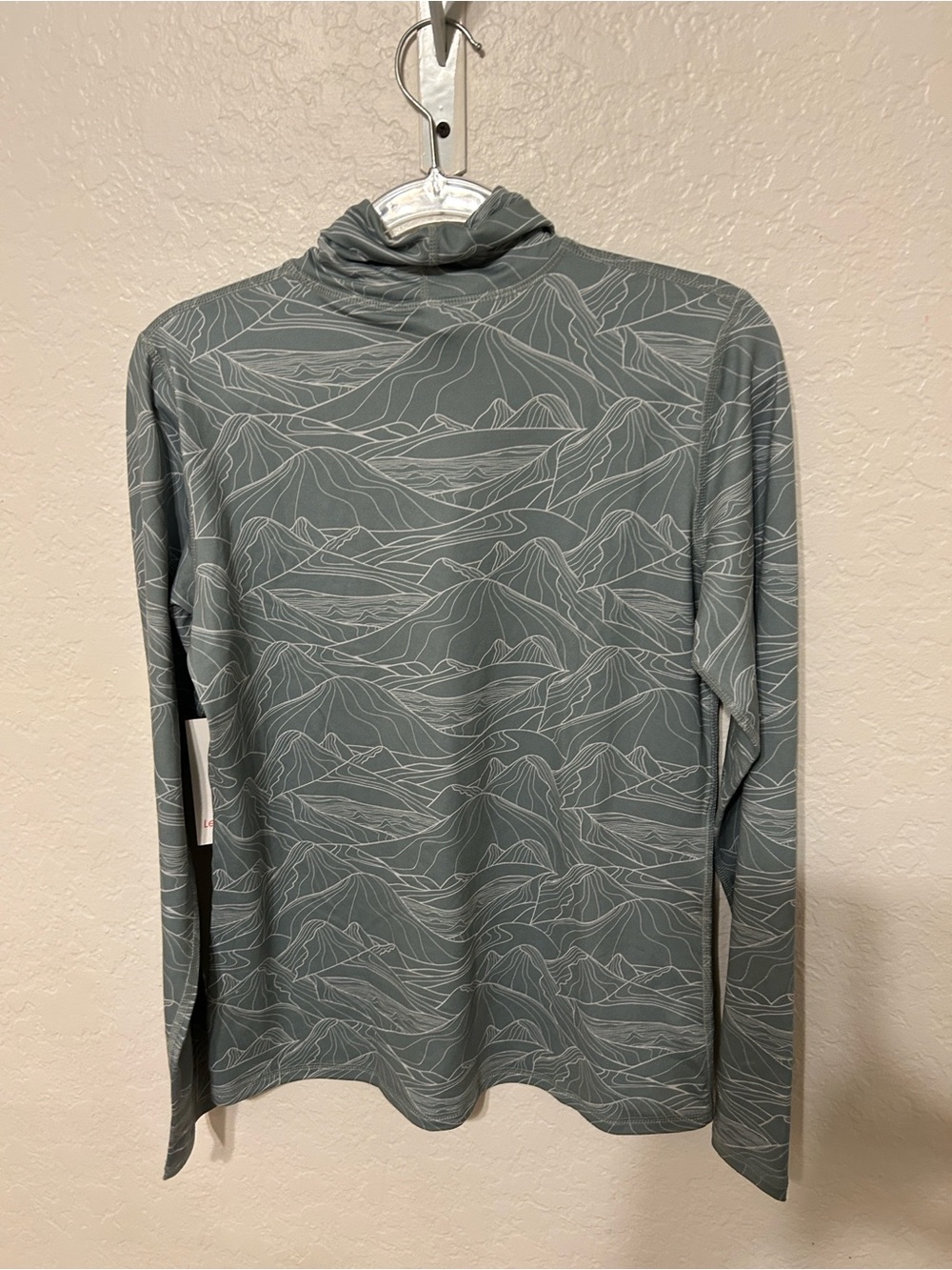 🧩Leapstride performance base layer long sleeve top mountain iceburg green M NEW - Picture 5 of 7